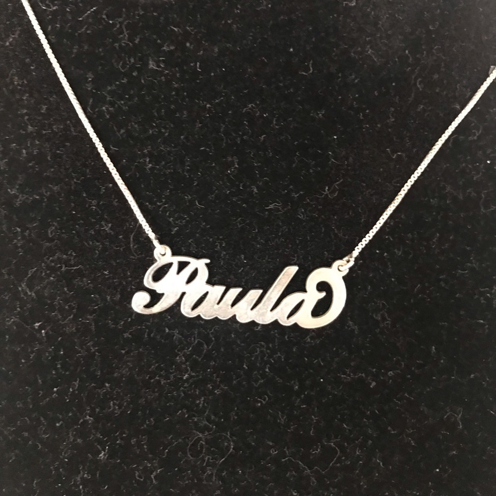 Sterling Silver Name Necklace